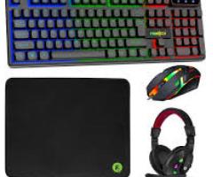 Frontech DRAGON WARRIOR KB-0038P Gaming Combo Kit price in coimbatore