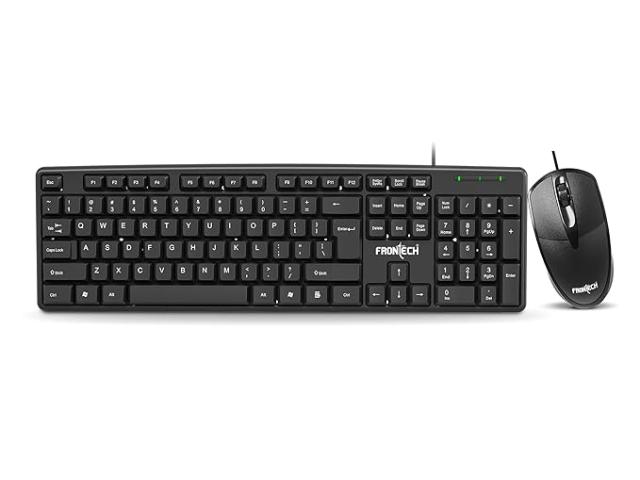 Frontech KB-0012 Wired USB Keyboard and Mouse Combo price in coimbatore