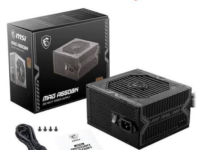 MSI MAG A550BN 550 Watt 80 Plus Bronze SMPS Price In Coimbatore