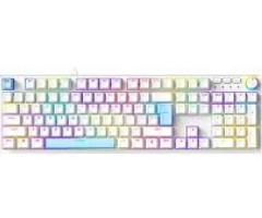 Fingers Macho-MK1 White Blue RGB Mechanical Wired Gaming Keyboard Price In Coimbatore