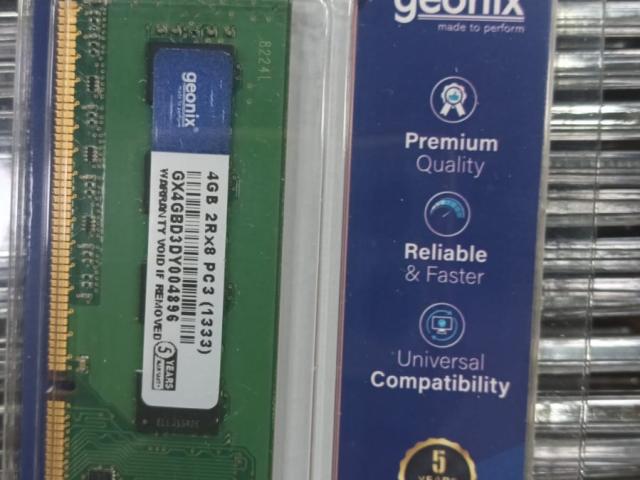 Geonix 4GB DDR3 desktop RAM module Price in Neelambur Geonix 4GB DDR3 desktop RAM module Price in Neelambur